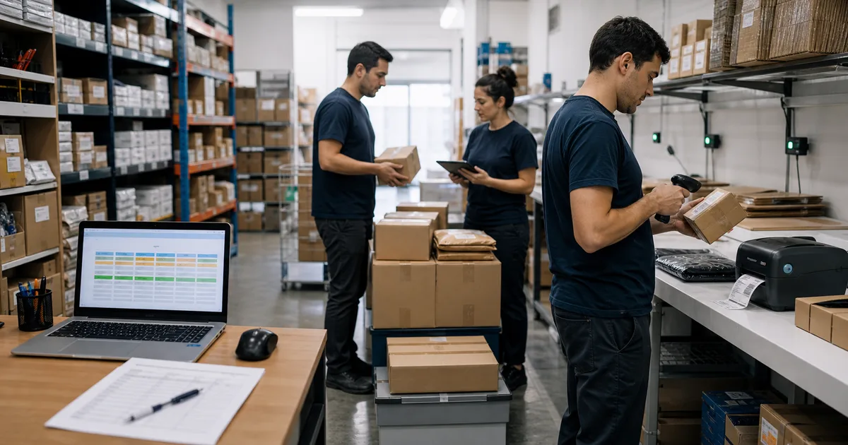 Compará Excel con un WMS y reconocé las señales que indican cuándo una planilla ya no alcanza para preparar y despachar pedidos ecommerce.
